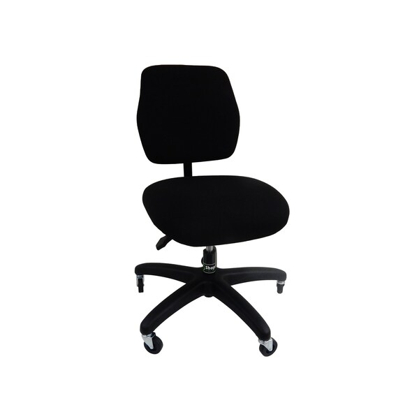 Production Chair Vinyl Seat Backrest . 300 lbs. seat capacity Locking Casters